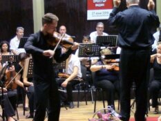 Violinist Georgy Nikolsky, 2019 Mastering Concertos