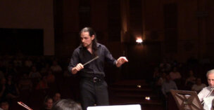 Conductor Pascal Germain-Berardi, 2019 Advanced Conducting Academy